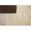 Palazzo Handloomed Wool/Bamboo Silk Light Gray/Beige 14'x18' Area Rug