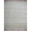 Pavia Modern Handloomed Silky Nylon Light Silver 4'x6' Area Rug