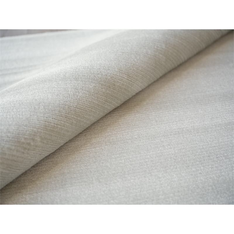 Pavia Modern Handloomed Silky Nylon Light Silver 4'x6' Area Rug