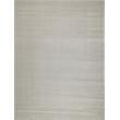 Pavia Modern Handloomed Silky Nylon Light Silver 4'x6' Area Rug