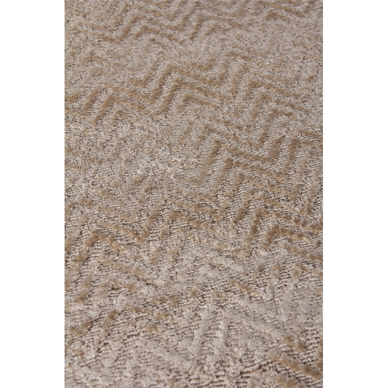 Pavo Handloomed Tencel Beige 12'x15' Area Rug