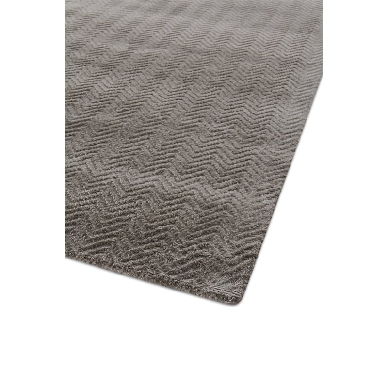 Pavo Handloomed Tencel Silver 12'x15' Area Rug