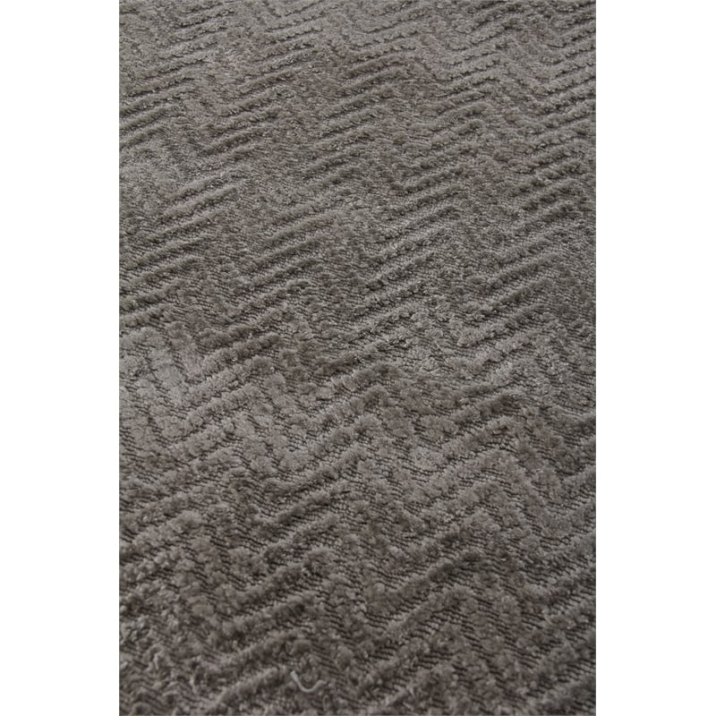 Pavo Handloomed Tencel Silver 14'x18' Area Rug