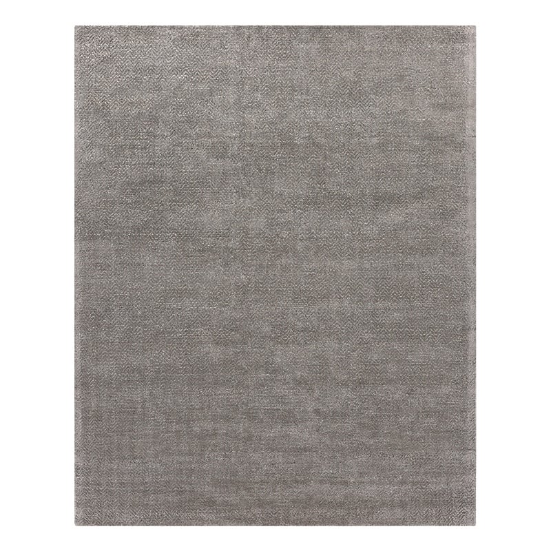 Pavo Handloomed Tencel Silver 14'x18' Area Rug