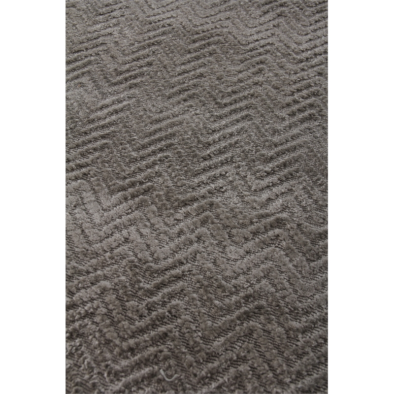 Pavo Handloomed Tencel Silver 9'x12' Area Rug
