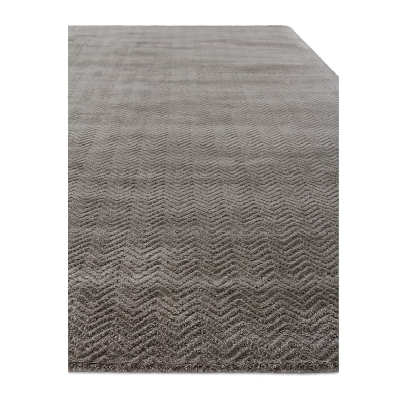 Pavo Handloomed Tencel Silver 9'x12' Area Rug
