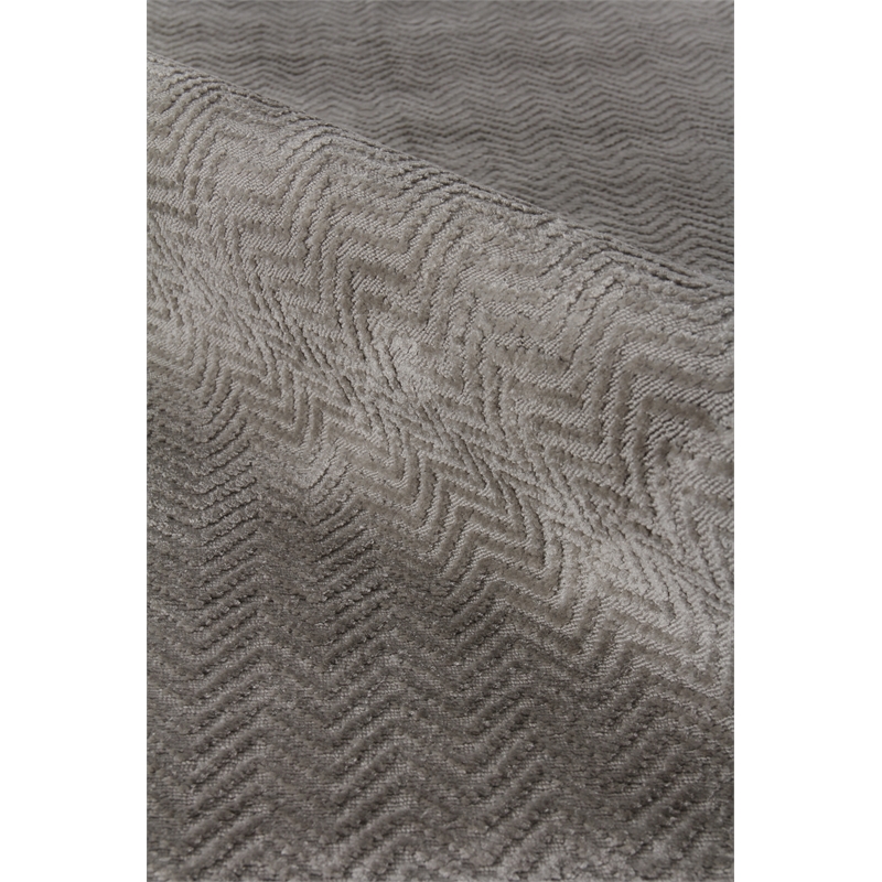 Pavo Handloomed Tencel Silver 9'x12' Area Rug
