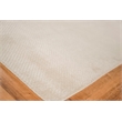 Pearl Handloomed Bamboo Silk Ivory 10'x14' Area Rug