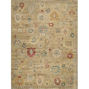 Oxford Hand-Knotted Ghazni Wool Camel 6'x9' Area Rug