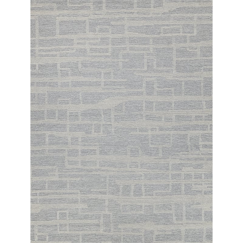 Park City Hand-Tufted New Zealand Wool Light Gray/Ivory 9'x12' Area Rug