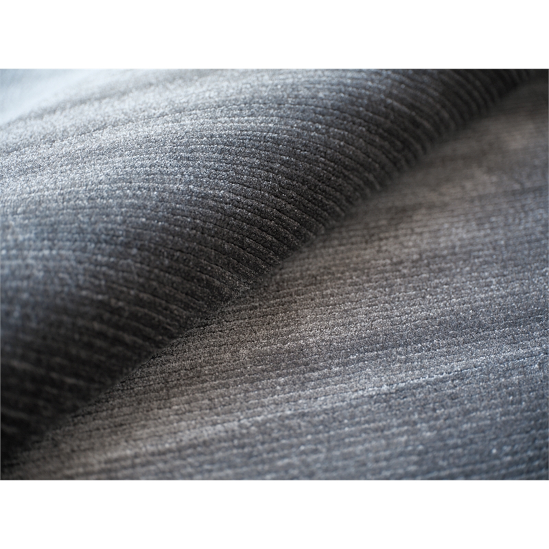 Pavia Modern Handloomed Silky Nylon Gray 10'x14' Area Rug