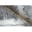 Papyrus Handloomed Wool/Bamboo Silk Gray 9'x12' Area Rug