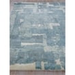 Papyrus Handloomed Wool/Bamboo Silk Blue 10'x14' Area Rug
