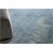 Papyrus Handloomed Wool/Bamboo Silk Blue 10'x14' Area Rug