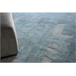 Papyrus Handloomed Wool/Bamboo Silk Blue 6'x9' Area Rug