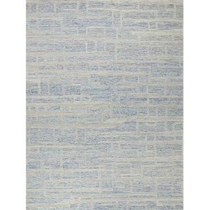 Park City Hand-Tufted New Zealand Wool Blue/Ivory 12'x15' Area Rug