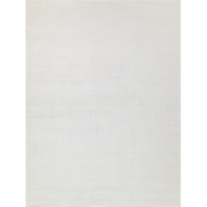 Pavia Modern Handloomed Silky Nylon White 15'x24' Area Rug