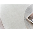 Pavia Modern Handloomed Silky Nylon White 2'x3' Area Rug