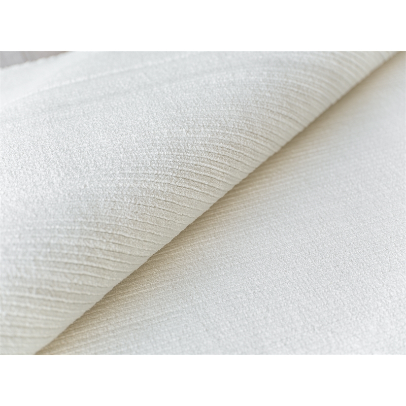 Pavia Modern Handloomed Silky Nylon White 4'x6' Area Rug