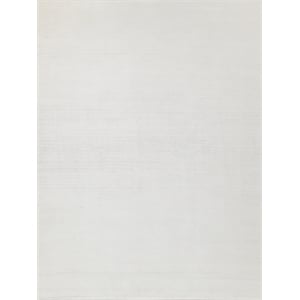 Pavia Modern Handloomed Silky Nylon White 4'x6' Area Rug