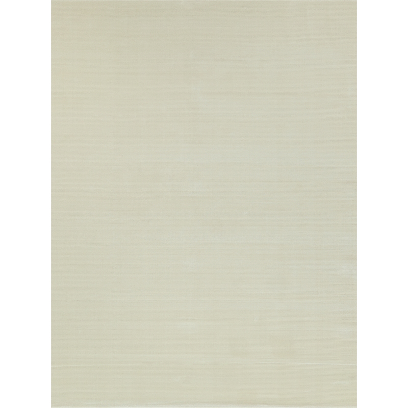 Pavia Modern Handloomed Silky Nylon Beige 2'x3' Area Rug