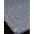 Pavilion Flatweave Wool/Polyester Blue/Silver 11'6