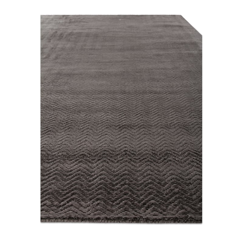 Pavo Handloomed Tencel Dark Gray 12'x15' Area Rug