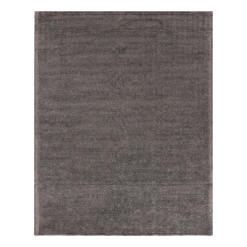Pavo Handloomed Tencel Dark Gray 12'x15' Area Rug