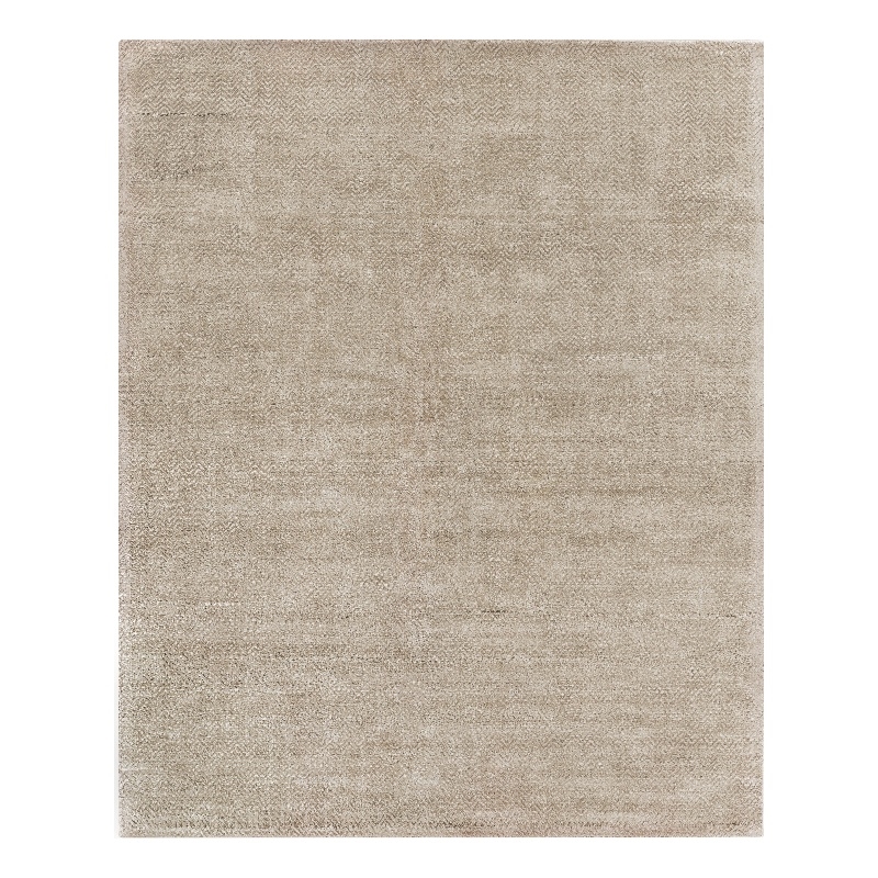 Pavo Handloomed Tencel Beige 10'x14' Area Rug