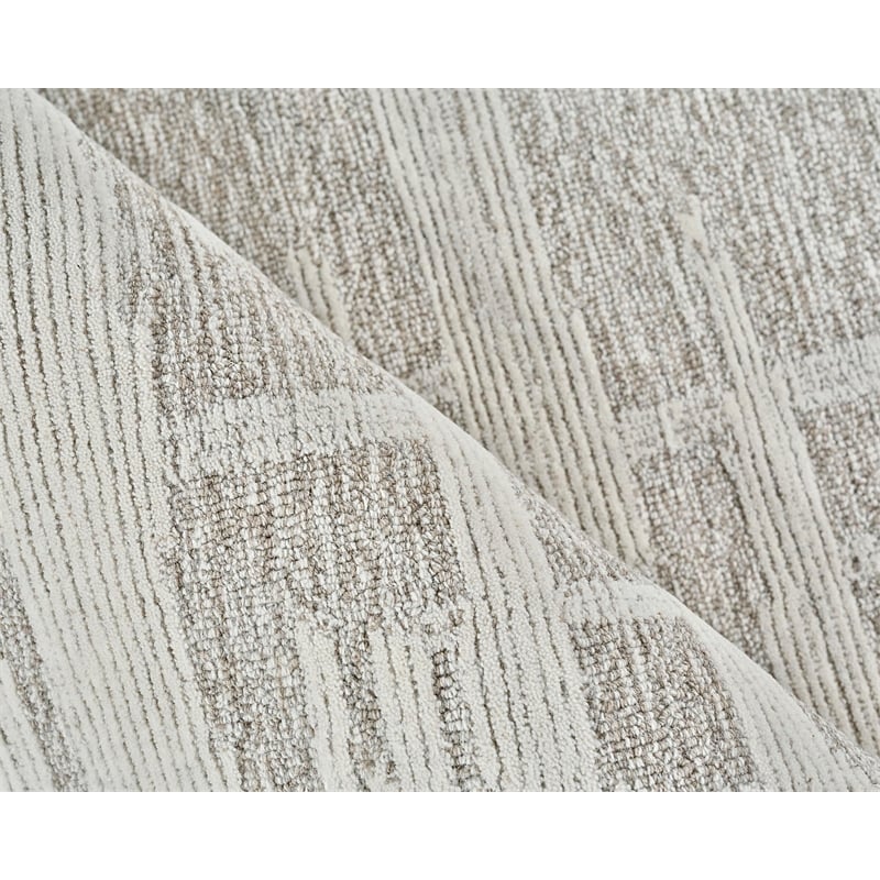 Park City Hand-Tufted New Zealand Wool Beige/Ivory 5'x8' Area Rug