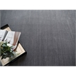 Pavia Modern Handloomed Silky Nylon Gray 4'x6' Area Rug