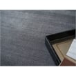 Pavia Modern Handloomed Silky Nylon Gray 6'x9' Area Rug