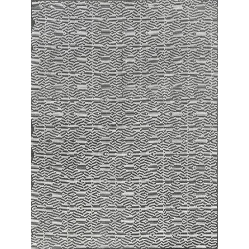 Pavilion Flatweave Wool/Polyester Charcoal 8'x10' Area Rug