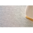 Pearl Handloomed Bamboo Silk Silver 6'x9' Area Rug
