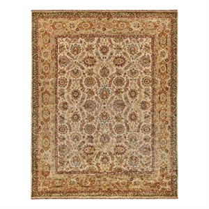 Polonaise Hand-Knotted New Zealand Wool Cream 14'x18' Area Rug