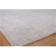 Pearl Handloomed Bamboo Silk Silver 9'x12' Area Rug