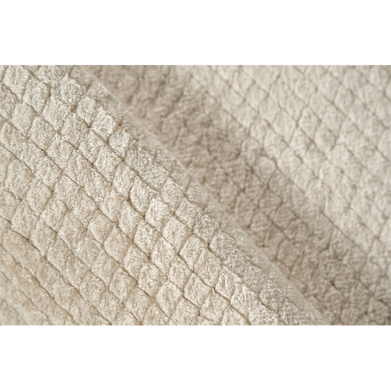 Pearl Handloomed Bamboo Silk Beige 2'x3' Area Rug