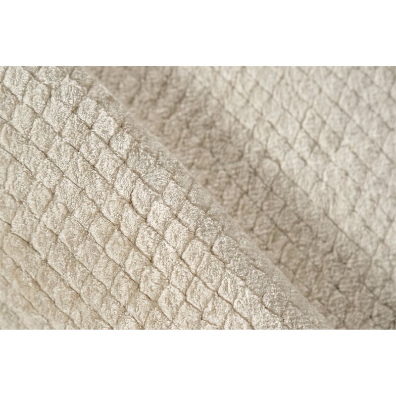 Pearl Handloomed Bamboo Silk Beige 6'x9' Area Rug