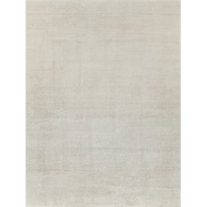 Pearl Handloomed Bamboo Silk Beige 8'x10' Area Rug
