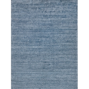 Plush Hand-Knotted Bamboo Silk/Mohair Gray 2'x3' Area Rug