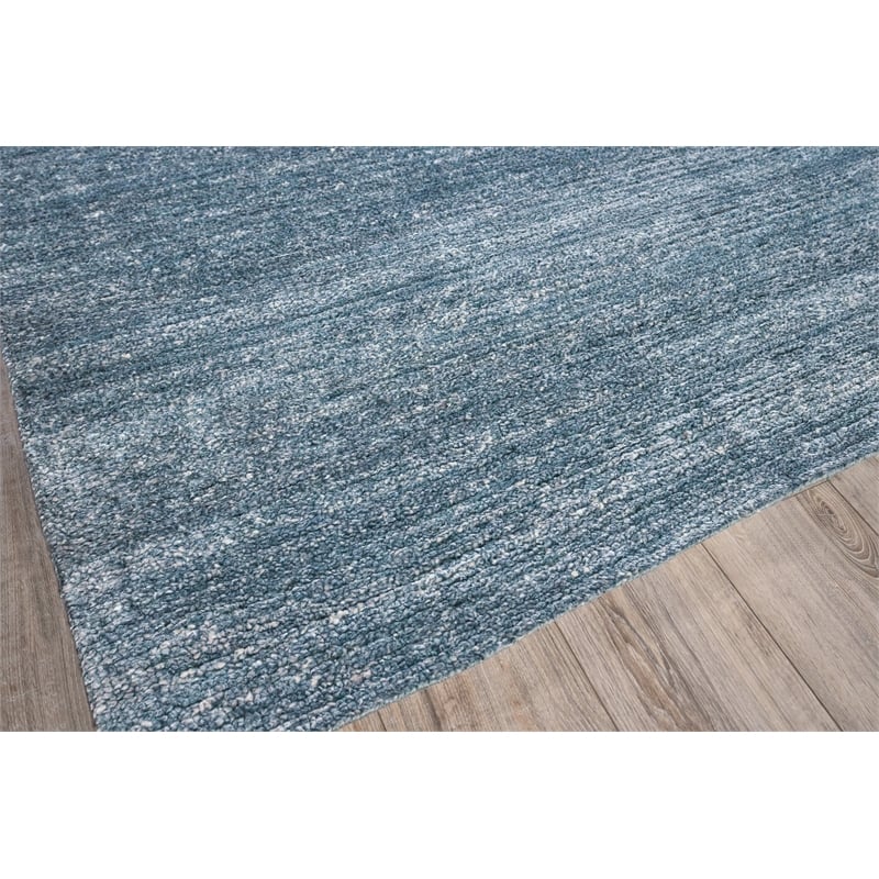Plush Hand-Knotted Bamboo Silk/Mohair Gray 8'x10' Area Rug