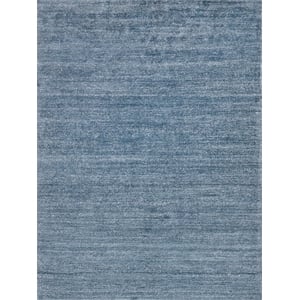 Plush Hand-Knotted Bamboo Silk/Mohair Gray 8'x10' Area Rug