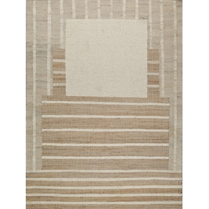 Pompano Flatweave Wool/Jute Ivory/Beige 14'x18' Area Rug