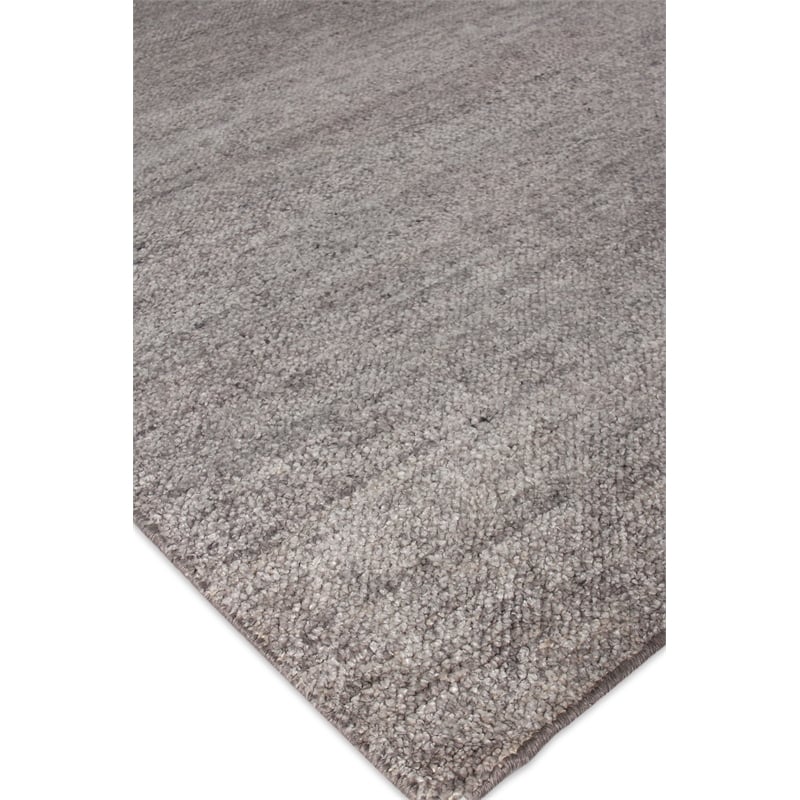 Perry Handloomed Bamboo Silk Gray 14'x18' Area Rug