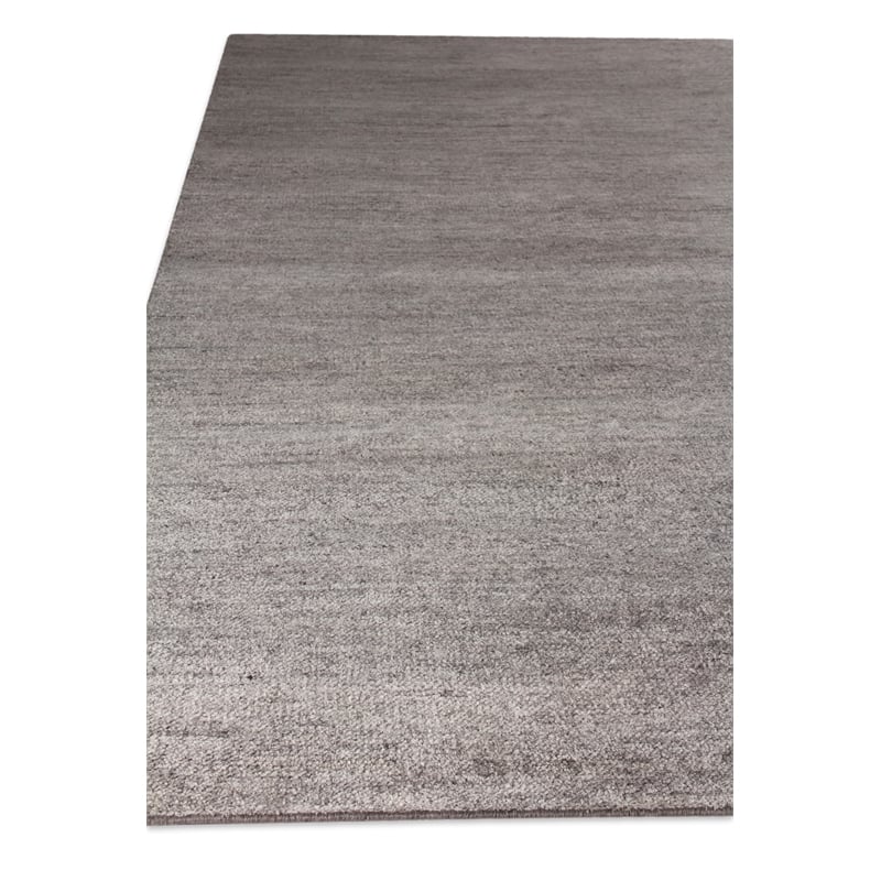 Perry Handloomed Bamboo Silk Gray 14'x18' Area Rug