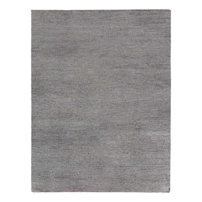 Perry Handloomed Bamboo Silk Gray 14'x18' Area Rug