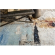 Picasso Hand-Knotted Wool/Silk Blue 9'x12' Area Rug