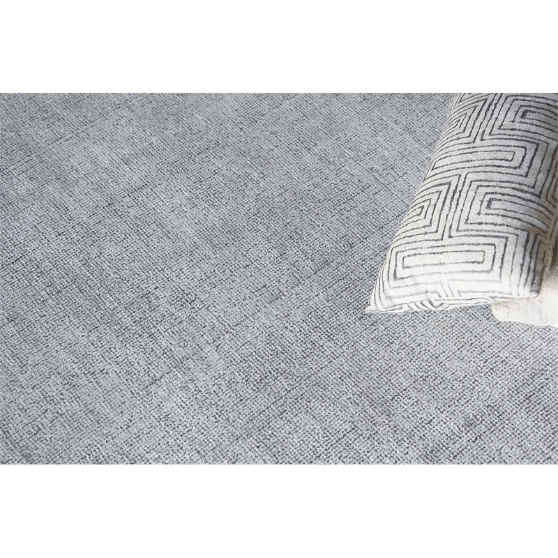 Poliforma Handloomed Polyester Charcoal 10'x14' Area Rug