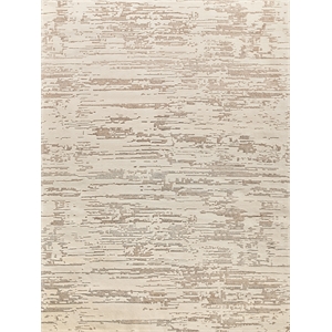 Platinum Hand-Knotted Wool/Nettle Beige 8'x10' Area Rug