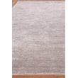Plush Hand-Knotted Bamboo Silk/Mohair Light Silver 12'x15' Area Rug